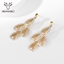 Show details for Zinc Alloy Gold Plated Dangle Earrings at Unbeatable Price