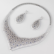Show details for Copper or Brass Platinum Plated 2 Piece Jewelry Set with SGS/ISO Certification Show details for Copper or Brass Platinum Plated 2 Piece Jewelry Set with SGS/ISO Certification