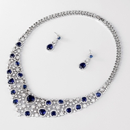 Show details for Filigree Big Cubic Zirconia 2 Piece Jewelry Set Show details for Filigree Big Cubic Zirconia 2 Piece Jewelry Set