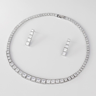 Show details for Low Price Platinum Plated Copper or Brass 2 Piece Jewelry Set from Trust-worthy Supplier Show details for Low Price Platinum Plated Copper or Brass 2 Piece Jewelry Set from Trust-worthy Supplier
