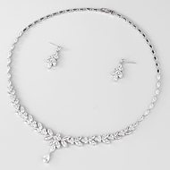 Show details for Unique Cubic Zirconia Big 2 Piece Jewelry Set Show details for Unique Cubic Zirconia Big 2 Piece Jewelry Set