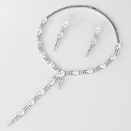 Show details for Luxury White 2 Piece Jewelry Set for Her Show details for Luxury White 2 Piece Jewelry Set for Her