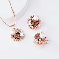 Picture of Origninal Fashion Zinc Alloy Necklace and Earring Set