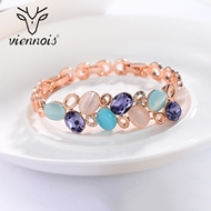 Picture of Wholesale Rose Gold Plated Colorful Fashion Bracelet with No-Risk Return