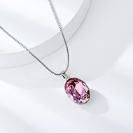 Show details for Popular Swarovski Element Purple Pendant Necklace Show details for Popular Swarovski Element Purple Pendant Necklace