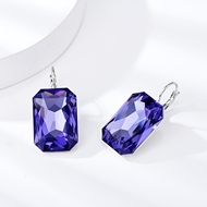 Show details for Great Value Purple Platinum Plated Small Hoop Earrings with Full Guarantee Show details for Great Value Purple Platinum Plated Small Hoop Earrings with Full Guarantee