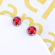 Picture of Staple Medium Red Stud Earrings