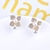 Picture of Designer Gold Plated Medium Stud Earrings with Easy Return