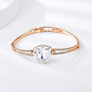 Show details for Purchase Rose Gold Plated Swarovski Element Fashion Bracelet Exclusive Online Show details for Purchase Rose Gold Plated Swarovski Element Fashion Bracelet Exclusive Online