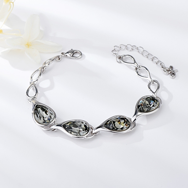 Picture of Zinc Alloy Platinum Plated Fashion Bracelet Shopping