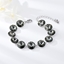 Show details for Irresistible Black Zinc Alloy Fashion Bracelet As a Gift