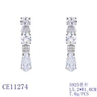 Picture of Luxury Cubic Zirconia Dangle Earrings Best Price