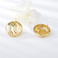 Picture of Gold Plated Zinc Alloy Stud Earrings from Trust-worthy Supplier