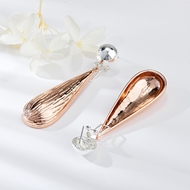 Picture of Distinctive Rose Gold Plated Medium Drop & Dangle Earrings with Low MOQ