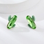 Show details for Zinc Alloy Green Stud Earrings at Great Low Price