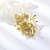 Picture of Famous Cubic Zirconia Orange Brooche