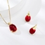 Show details for Stylish Small Gold Plated 2 Piece Jewelry Set