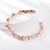 Picture of Hypoallergenic White Rose Gold Plated Fashion Bracelet with Easy Return