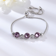 Show details for Eye-Catching Purple Small Fashion Bracelet with Member Discount Show details for Eye-Catching Purple Small Fashion Bracelet with Member Discount