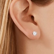 Picture of Delicate White Stud Earrings with Worldwide Shipping