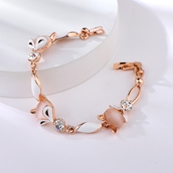 Picture of Brand New Rose Gold Plated Concise Bracelets