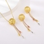 Show details for Delicate Medium Zinc Alloy 2 Piece Jewelry Set