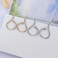 Picture of New Season White Big Dangle Earrings for Female