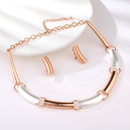 Show details for New Medium Rose Gold Plated 2 Piece Jewelry Set Show details for New Medium Rose Gold Plated 2 Piece Jewelry Set