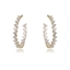 Show details for Luxury Copper or Brass Big Hoop Earrings Direct from Factory