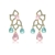 Picture of Copper or Brass Gold Plated Dangle Earrings from Certified Factory