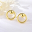 Show details for Designer Gold Plated Zinc Alloy Stud Earrings with Easy Return