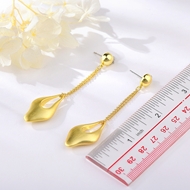 Picture of Latest Big Gold Plated Dangle Earrings