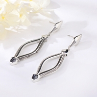 Picture of Wholesale Platinum Plated Big Dangle Earrings at Great Low Price