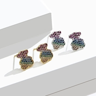 Picture of Unique Cubic Zirconia Delicate Stud Earrings