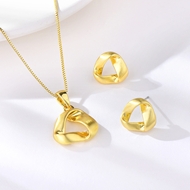 Show details for Nickel Free Gold Plated Classic 2 Piece Jewelry Set As a Gift