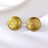 Picture of Sparkly Classic Gold Plated Stud Earrings