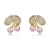 Picture of Fast Selling Pink Gold Plated Big Stud Earrings from Editor Picks