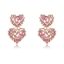 Show details for Attractive Pink Copper or Brass Dangle Earrings with Unbeatable Quality