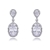 Picture of Hypoallergenic Platinum Plated Big Dangle Earrings with Easy Return