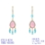 Picture of Purchase Gold Plated Colorful Dangle Earrings Exclusive Online