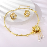 Picture of Dubai Big Necklace and Earring Set Online Only