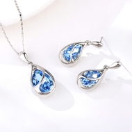 Picture of China No.1 Accessories Export Classic Dark Blue Fashion Jewelry Sets