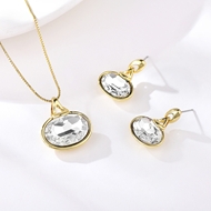 Picture of Classic Artificial Crystal 2 Piece Jewelry Set Online Only