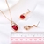 Picture of Brand New Rose Gold Plated Crystal Fashion Jewelry Sets