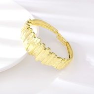 Picture of Recommended Gold Plated Big Fashion Bangle from Top Designer