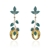 Picture of Copper or Brass Cubic Zirconia Dangle Earrings at Great Low Price