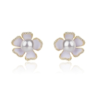 Picture of Need-Now White Copper or Brass Stud Earrings from Editor Picks