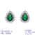 Picture of Copper or Brass Green Stud Earrings at Unbeatable Price