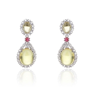 Picture of Luxury Yellow Dangle Earrings Online Only