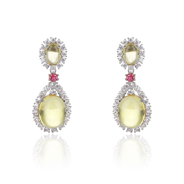 Picture of Luxury Yellow Dangle Earrings Online Only